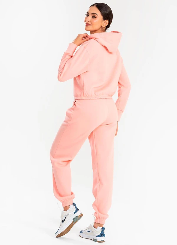 Meu Jeans - Cropped Moletom com Capuz Blush 4