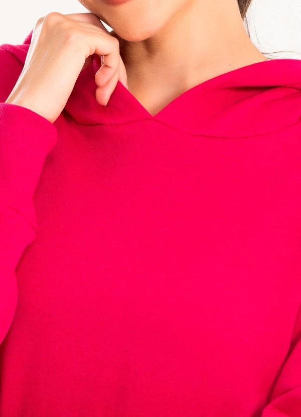 Meu Jeans - Cropped Moletom com Capuz Pink 6