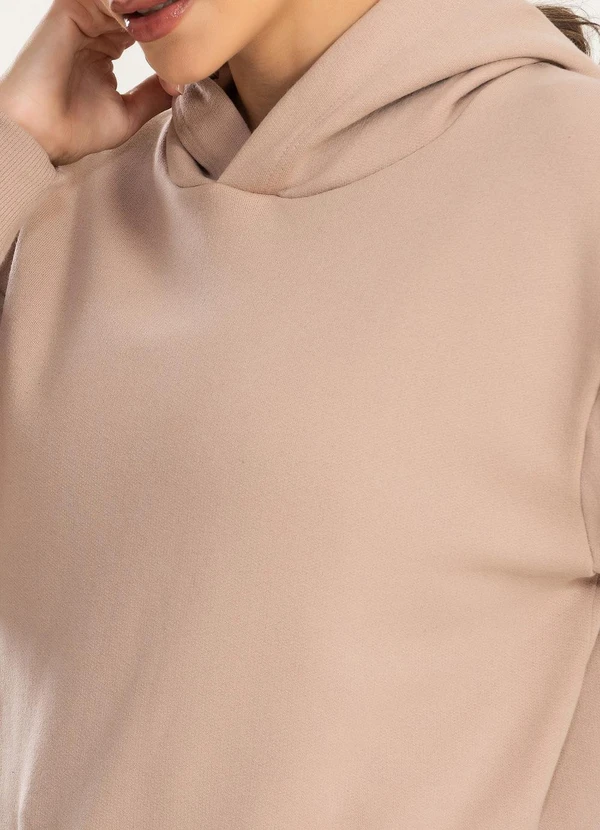 Meu Jeans - Cropped Moletom com Capuz Terra 5