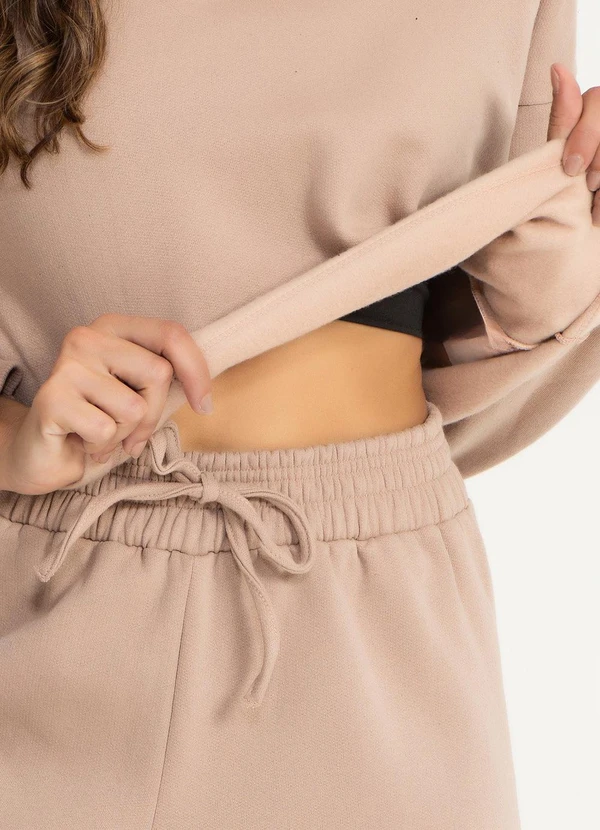 Meu Jeans - Cropped Moletom Manga Longa Evy Terra 5