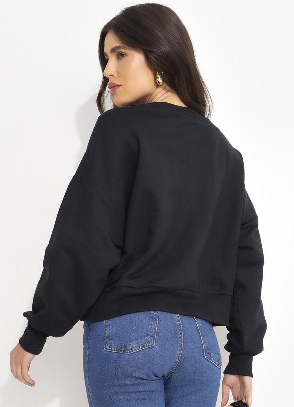 Farm - Moletom Bordado Logotuca Preto 2