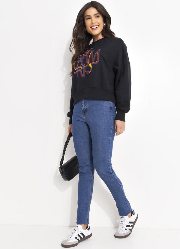 Farm - Moletom Bordado Logotuca Preto 3