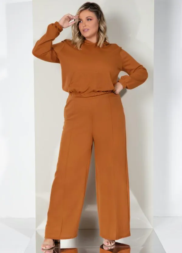 Queima Estoque - Moletom Caramelo com Bolso Canguru 10