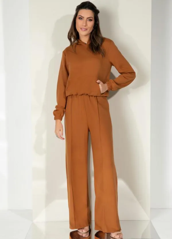 Queima Estoque - Moletom Caramelo com Bolso Canguru 3