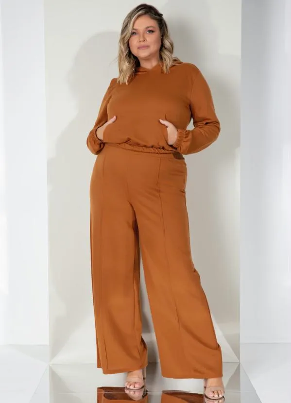 Queima Estoque - Moletom Caramelo com Bolso Canguru 8