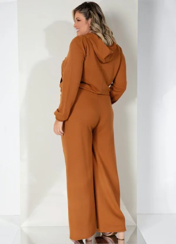 Queima Estoque - Moletom Caramelo com Bolso Canguru 9