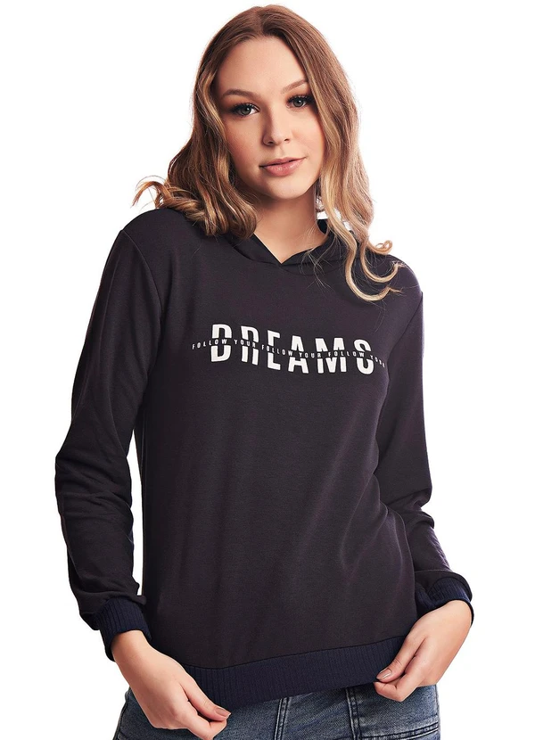 E-blossom - Moletom Dreams Azul