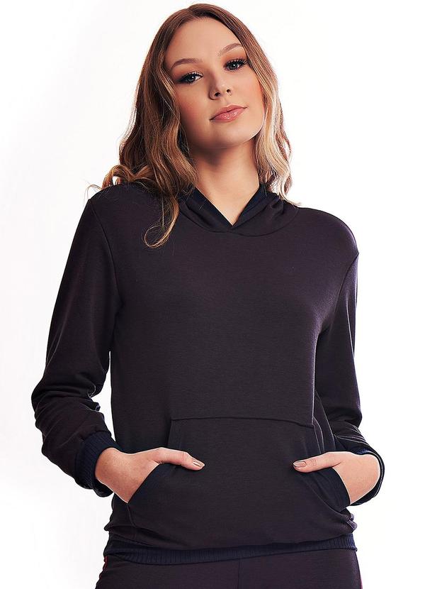 E-blossom - Moletom Virginia Azul