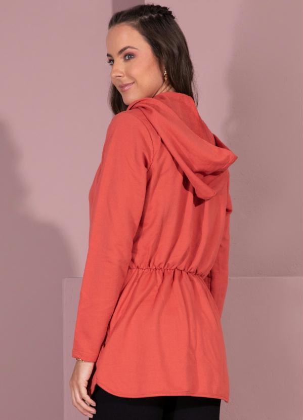 Quintess - Parka em Moletom Telha com Capuz 2