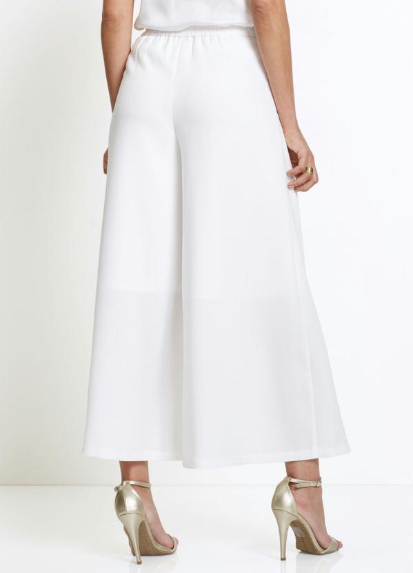 bonprix - Calça Alfaitaria Pantalona Branca 2