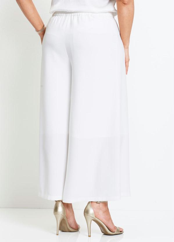 bonprix - Calça Alfaitaria Pantalona Branca 7