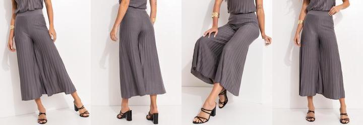 Cala Cinza Escuro em Tric