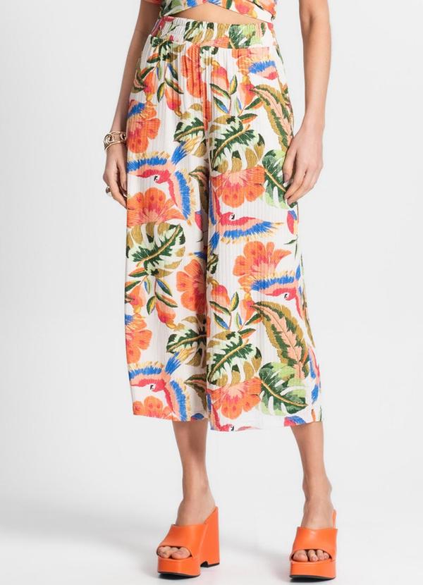 Endless - Calça Feminina Estampada Bege