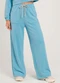 Just Basic - Calça Feminina Moletom sem Felpa Azul - variação:  