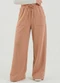 Just Basic - Calça Feminina Moletom sem Felpa Azul - variação:  