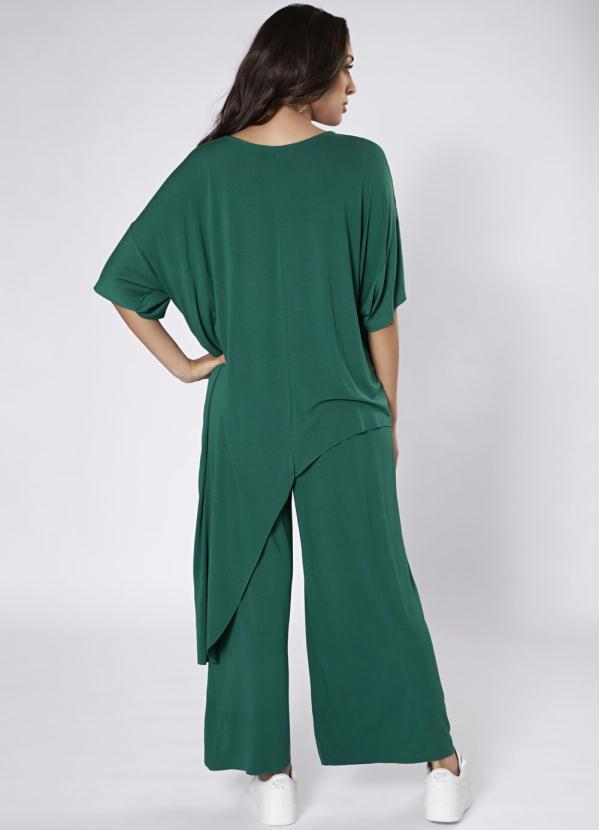 Preview - Calça Pantacourt Básica Verde 4