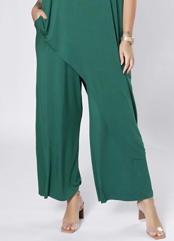 Preview - Calça Pantacourt Básica Verde 5