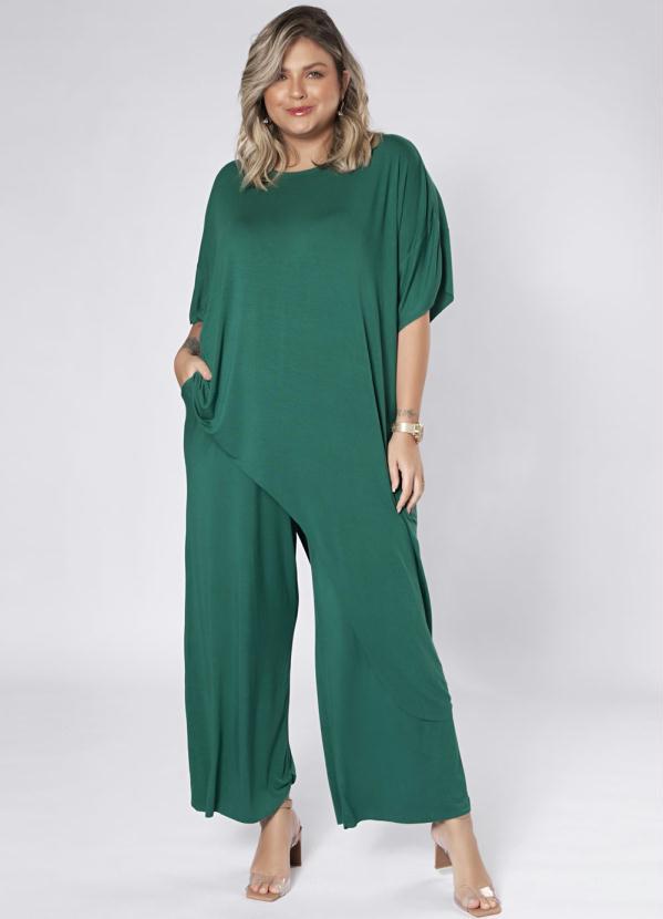 Preview - Calça Pantacourt Básica Verde 6