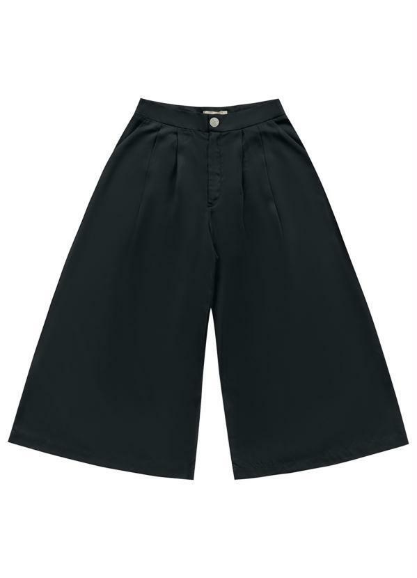 Angel - Calça Pantacurt Viscose Preto