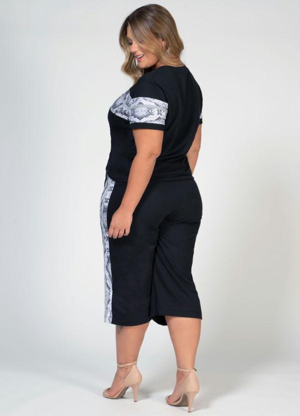 Quintess - Calça Preta Cobra 10