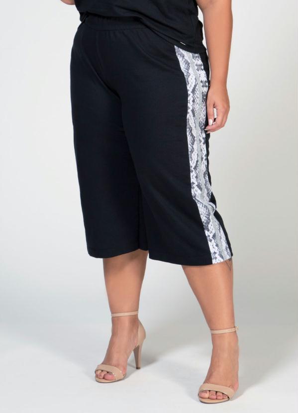 Quintess - Calça Preta Cobra 7