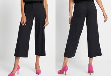 Cala Preta em Jeans de Algodo com Sarja.