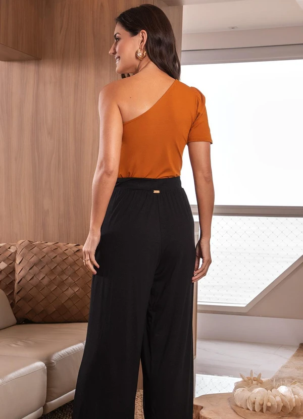 Quintess - Calça Preto em Malha de Viscose 9