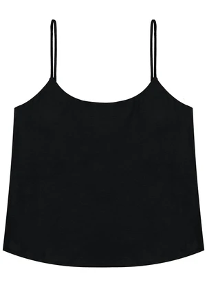 Enfim - Blusa Ampla em Viscose Preto - ENFIM