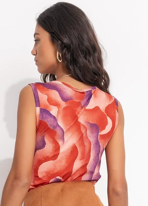 Quintess - Blusa Aquarela em Malha Fria - QUINTESS