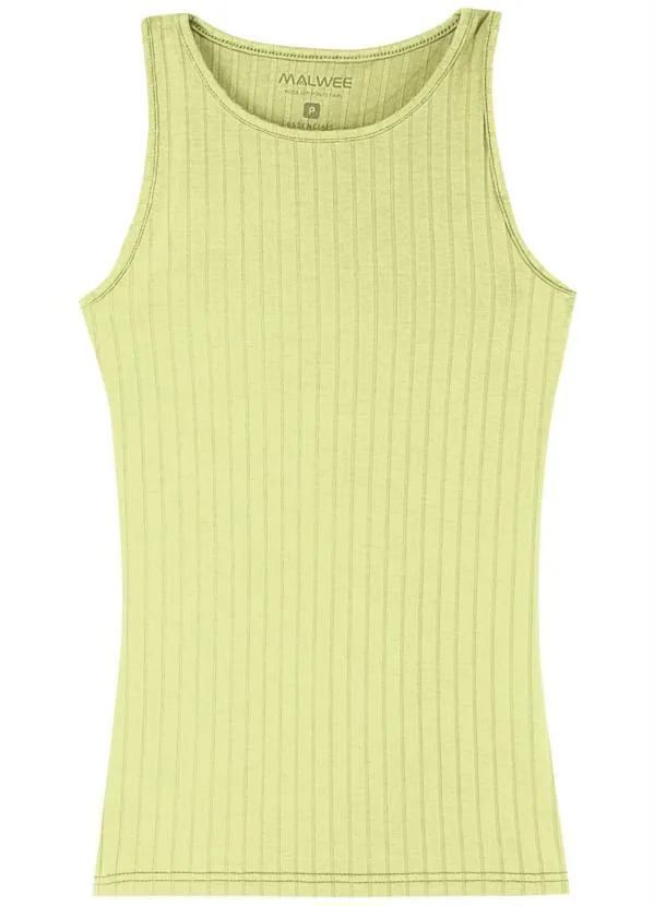 Malwee - Blusa Areia Feminina Canelada em Viscose