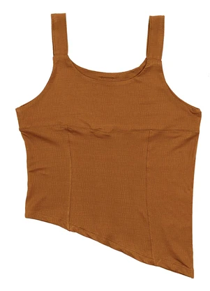 Soft Bonni - Blusa Assimetrica Teen Feminino Marrom - SOFT BONNI