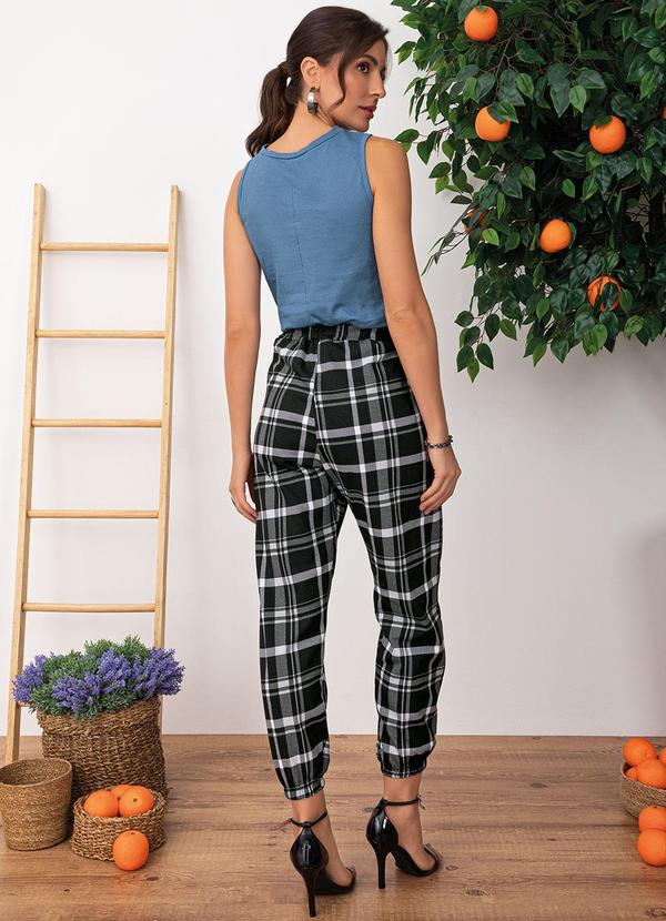 Moda Pop - Blusa Azul em Malha 4