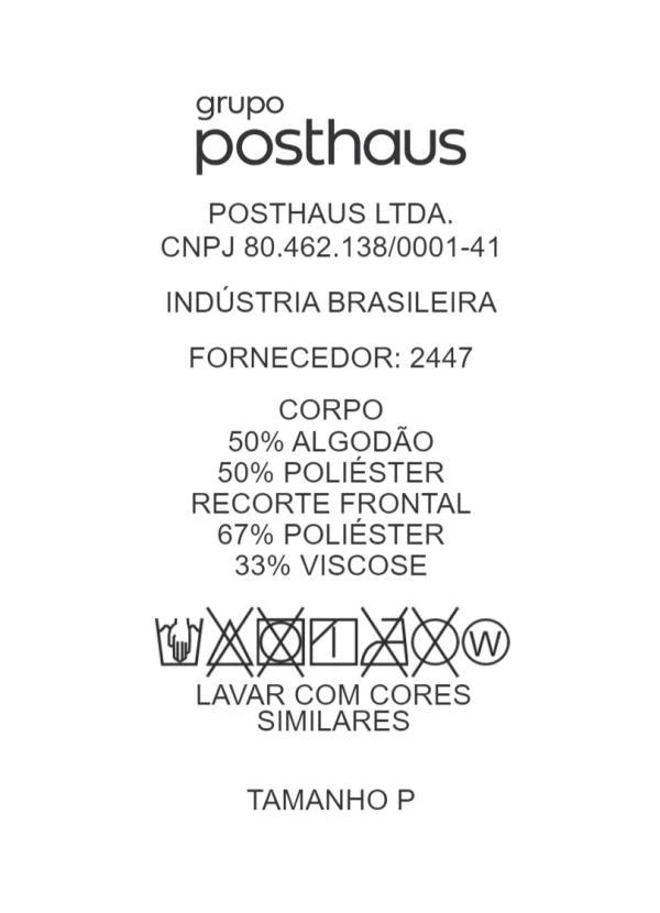 Bimini - Blusa Azul Escuro em Meia Malha Listrada 6