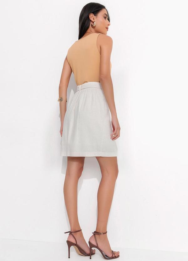 Quintess - Blusa Bege em Malha Suede 11