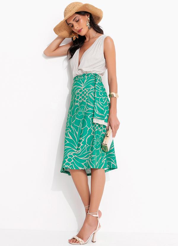 Quintess - Blusa Bege em Malha Texturizada 6
