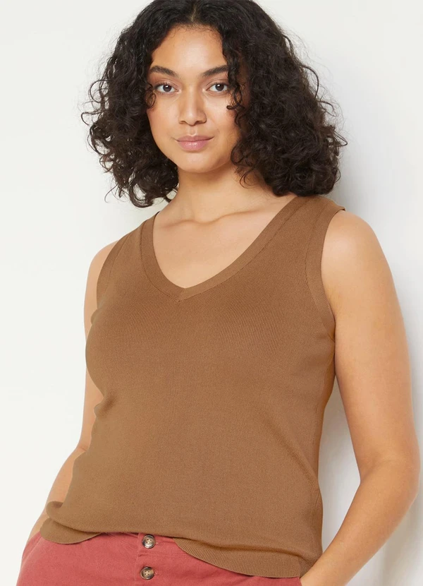 bonprix - Blusa Bege em Tricô 7