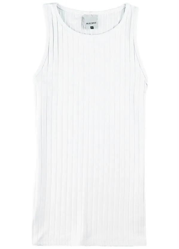 Malwee - Blusa Branca em Viscose Canelada 5