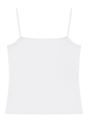 Enfim - Blusa Branca Justa com Pingente - ENFIM