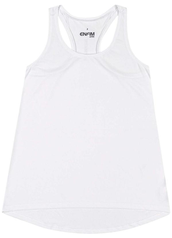 Enfim - Blusa Branca Nadador em Dry