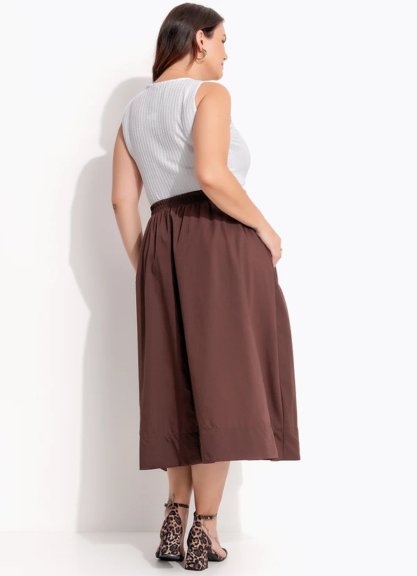 Quintess - Blusa Branco em Malha Canelada Texturizada 13