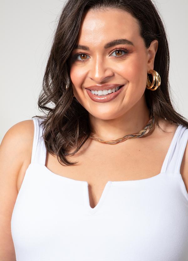 Quintess - Blusa Branco em Malha 7