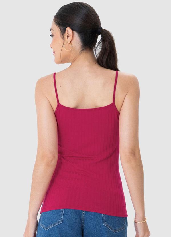 Malwee - Blusa Canelada Decote VPink 2