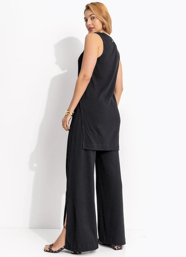 Colcci - Blusa Canelada Preto 4