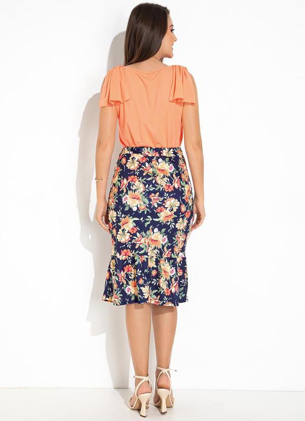 Rosalie - Blusa Coral em Malha 4