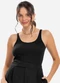 Rovitex - Blusa de Alca Básica Feminina Preto - variação: Preto