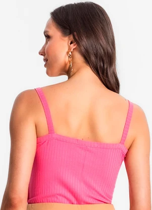 Rovitex - Blusa de Alça Feminina Rosa - ROVITEX