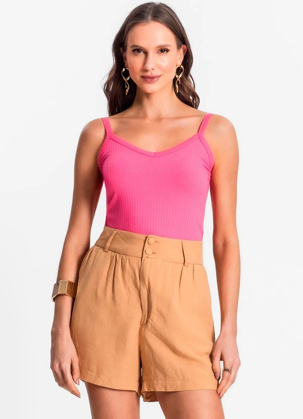 Rovitex - Blusa de Alça Feminina Rosa 3