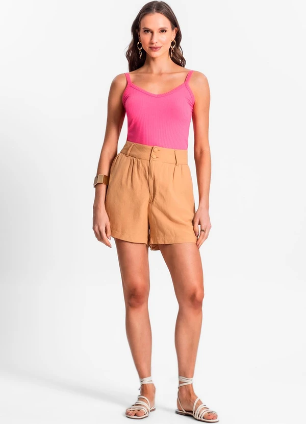 Rovitex - Blusa de Alça Feminina Rosa 5