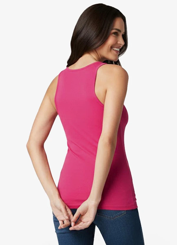 Infinita Cor - Blusa de Alça Feminina Vermelho 2