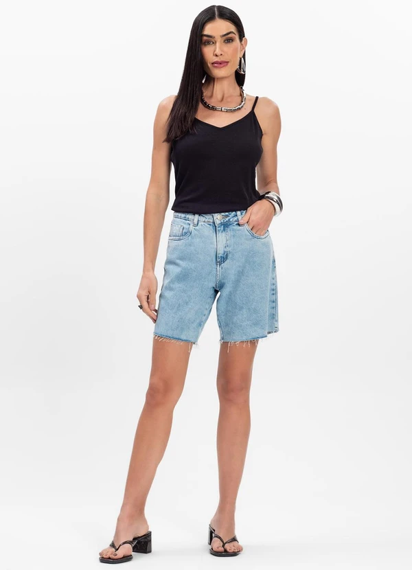 Infinita Cor - Blusa de Alça Preto 3